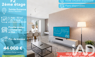 Appartement 2 Pièces 53 m² à vendre à Sainte-Suzanne (25630)