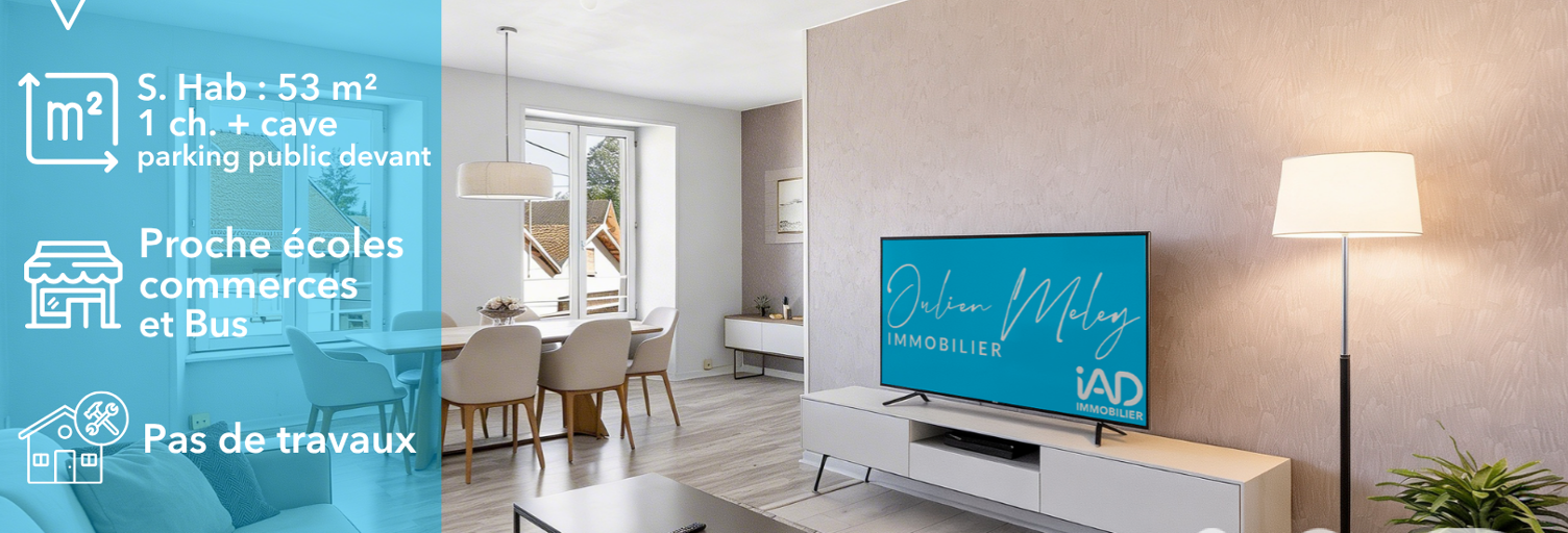 Appartement 2 Pièces 53 m² à vendre à Sainte-Suzanne (25630)