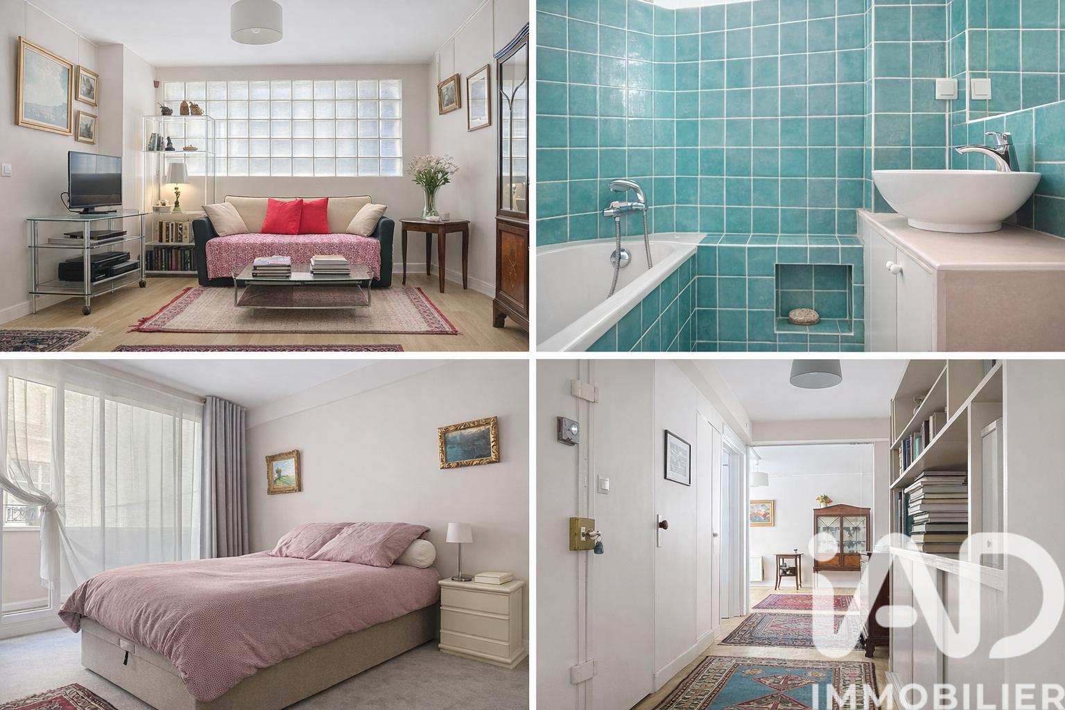 Paris 14e - 68m² - 4p. - 2ch.