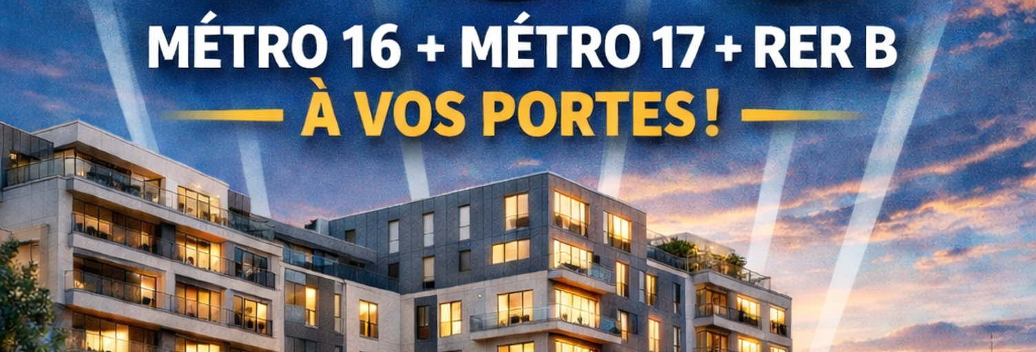 Appartement 1 Pièce 33 m² à vendre à Dugny (93440)