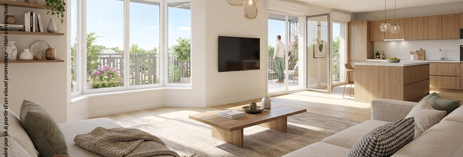 Appartement neuf T2, T3, T4 Pièce 42 à 99 m² à vendre à Brissac-Loire-Aubance (49320)