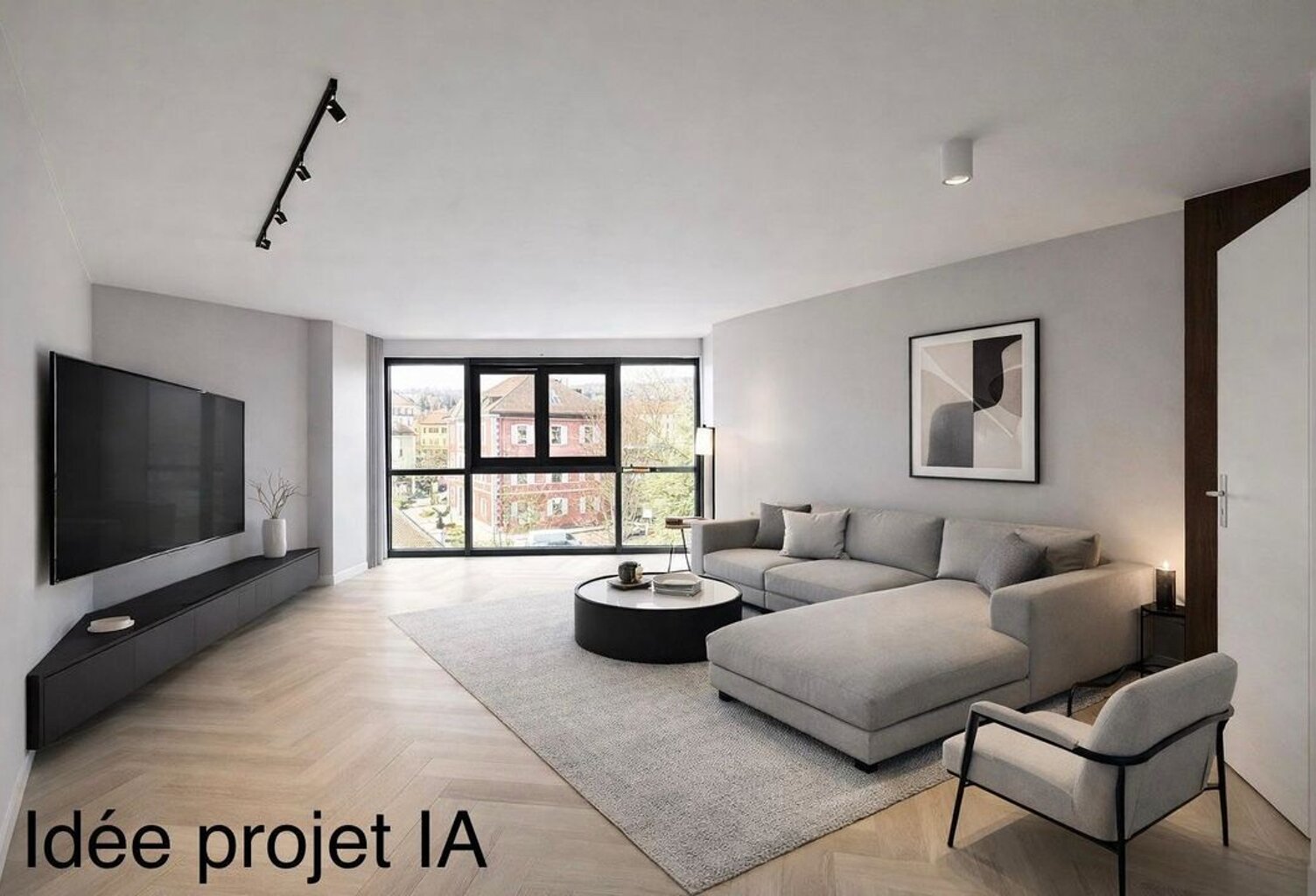 LA ROCHE-SUR-FORON  CENTRE VILLE  Grand T3 de 83 m² avec — photo 1
