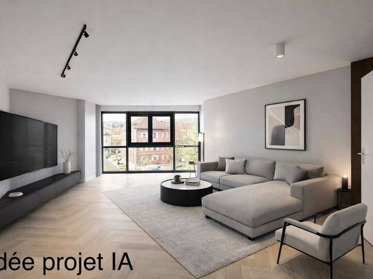 LA ROCHE-SUR-FORON  CENTRE VILLE  Grand T3 de 83 m² avec — photo 1