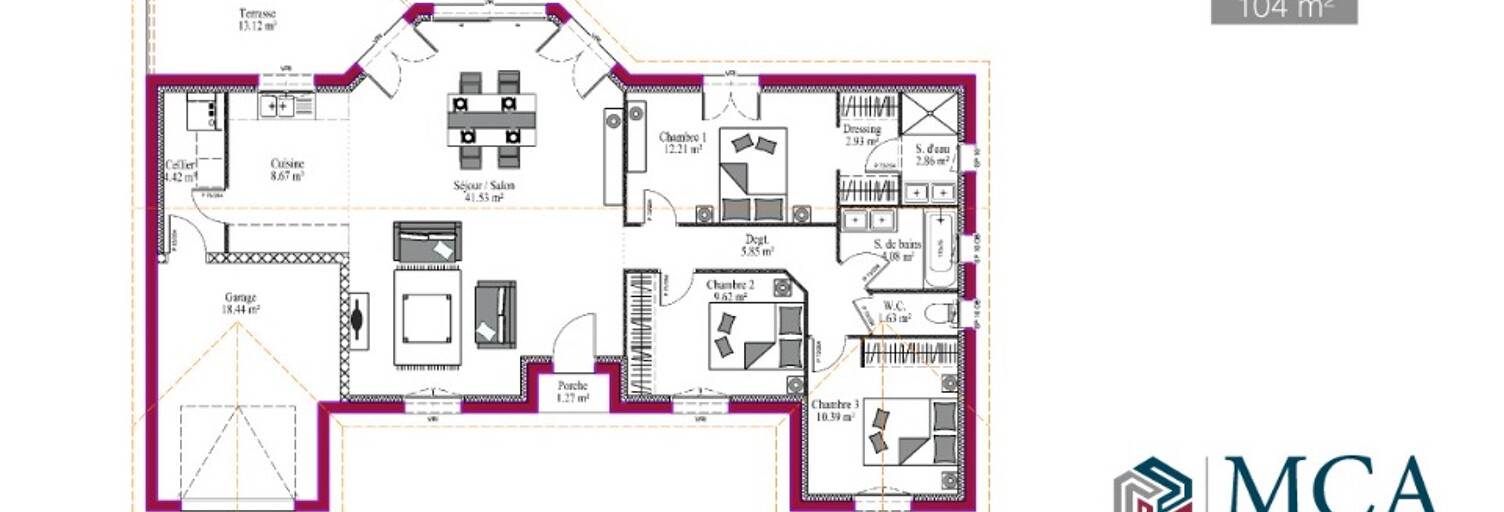 Maison 4 Pièces 104 m² à vendre à Saint-Savin (33920)