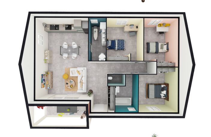   À vendre : Maison neuve 3 chambres de plain-pied à Malataverne (Drôme) — photo 3
