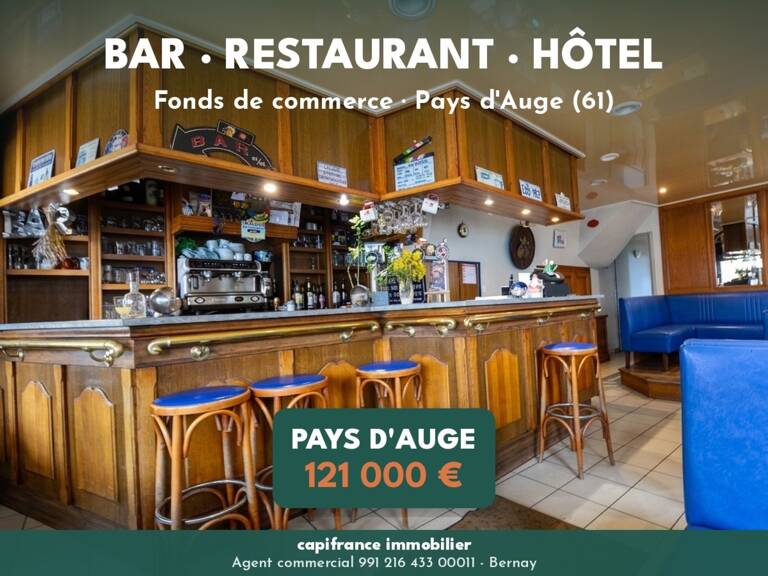 BAR – RESTAURANT – HÔTEL (3 CHAMBRES) – PAYS D'AUGE (61) — photo 1