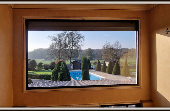 Maison à vendre 6 pièces BAGE LA VILLE (01)206 m², piscine, vue dégagée campagne et monts Mâcon, véranda, cave, terrain 3000 m² — photo 4