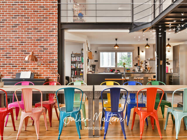 SAINT ETIENNE (42) - Exceptionnel LOFT de 165 m² avec 5 chambres et garage - Quartier Tréfilerie — photo du bien