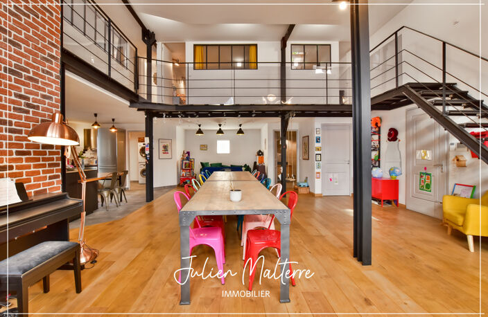 SAINT ETIENNE (42) - Exceptionnel LOFT de 165 m² avec 5 chambres et garage - Quartier Tréfilerie — photo 3