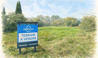 Terrain  3730 m² à vendre à Cesseras (34210)
