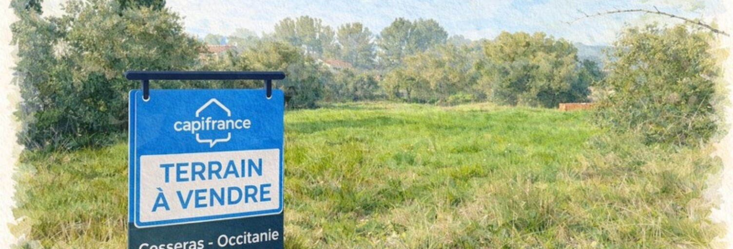 Terrain  3730 m² à vendre à Cesseras (34210)