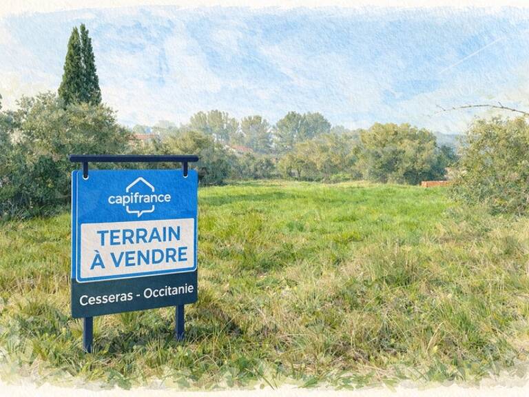 Terrain de 3 730 m² avec potentiel de construction – Réseaux à proximité – Cesseras — photo 1