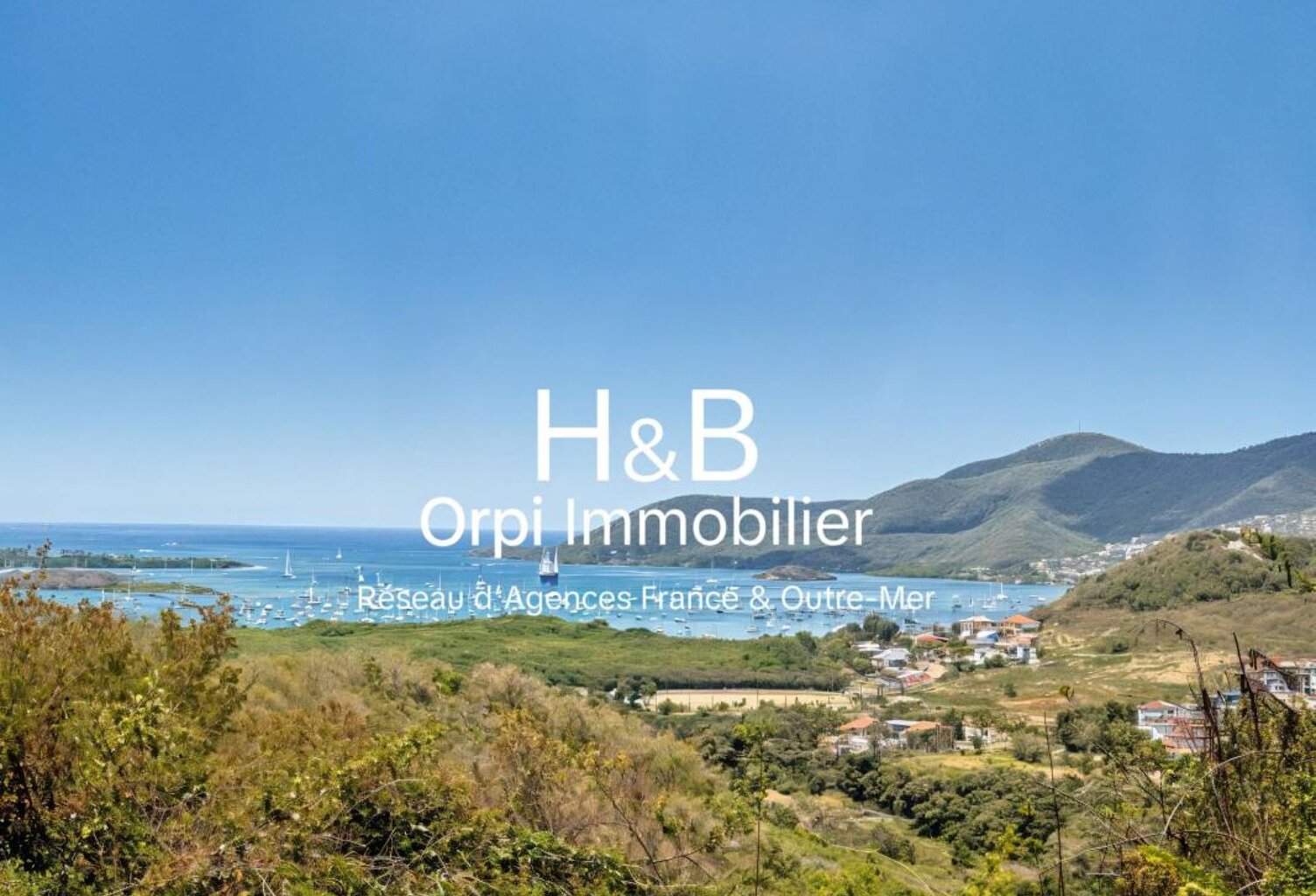 Rare! Terrain de 3 090 m² Vue Mer & Marina – Le Marin — photo 1