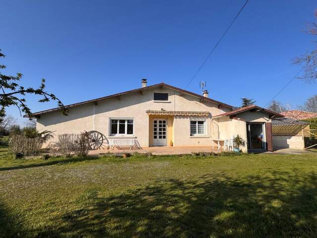 Maison 115 m² – 3 ch – Terrain 1400 m² – Dépendance + garage — photo du bien