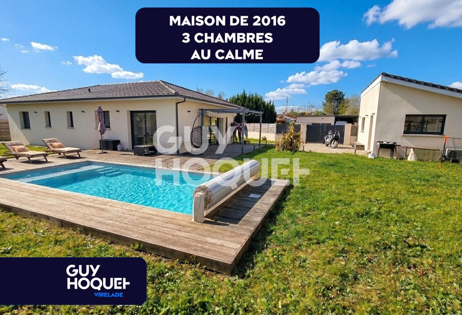 Maison de 2016, garage et piscine — photo 1