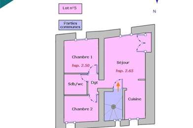 Appartement 3 pièces 120000 €