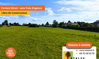 Terrain  561 m² à vendre à Poligné (35320)
