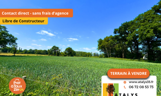 Terrain  414 m² à vendre à Montreuil-sur-Ille (35440)