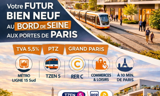 Appartement 1 Pièce 45 m² à vendre à Vitry-sur-Seine (94400)