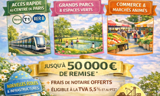 Appartement 3 Pièces 81 m² à vendre à La Courneuve (93120)