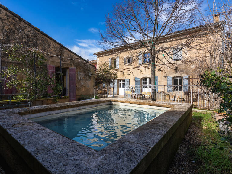 Dept (84) - À vendre à Robion - Mas de hameau + appartement — photo 1