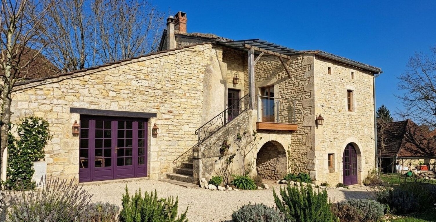 MAISON A RAFRAICHIR SUR LES HAUTEURS DU LOT — photo 1