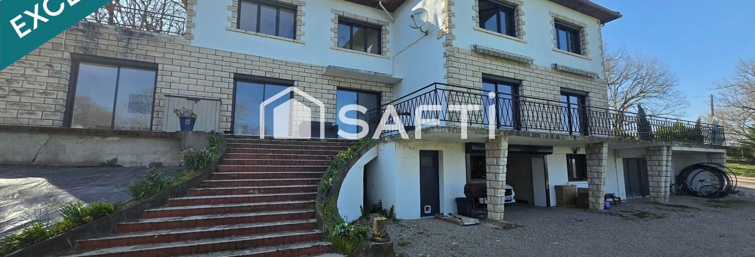 Maison 8 Pièces 225 m² à vendre à Savignac-sur-Leyze (47150)