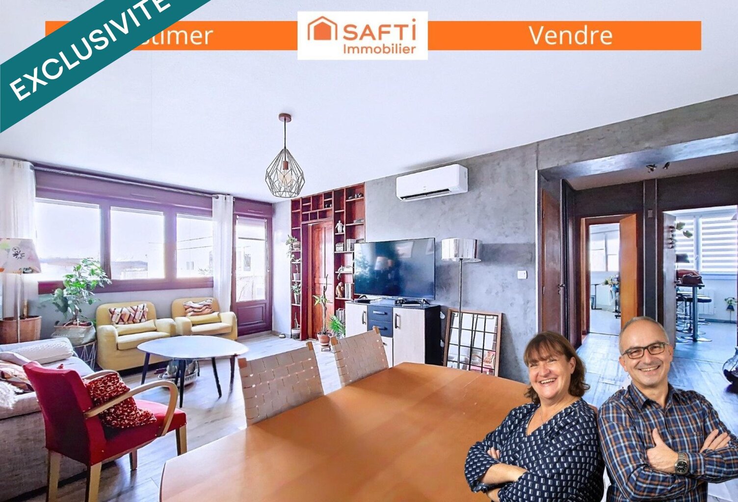 T5 99 m² environ  DPE C, 4 chambres, cave — photo 1