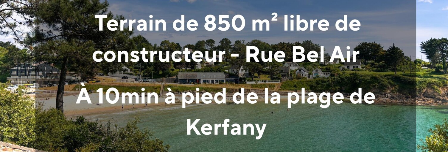 Terrain  850 m² à vendre à Moëlan-sur-Mer (29350)