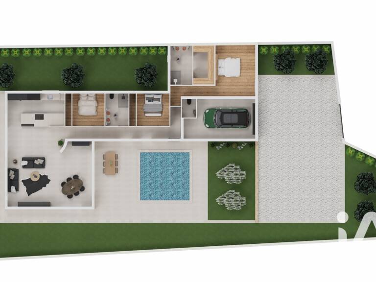 Vente Terrain à bâtir 723 m&sup2; — photo 1