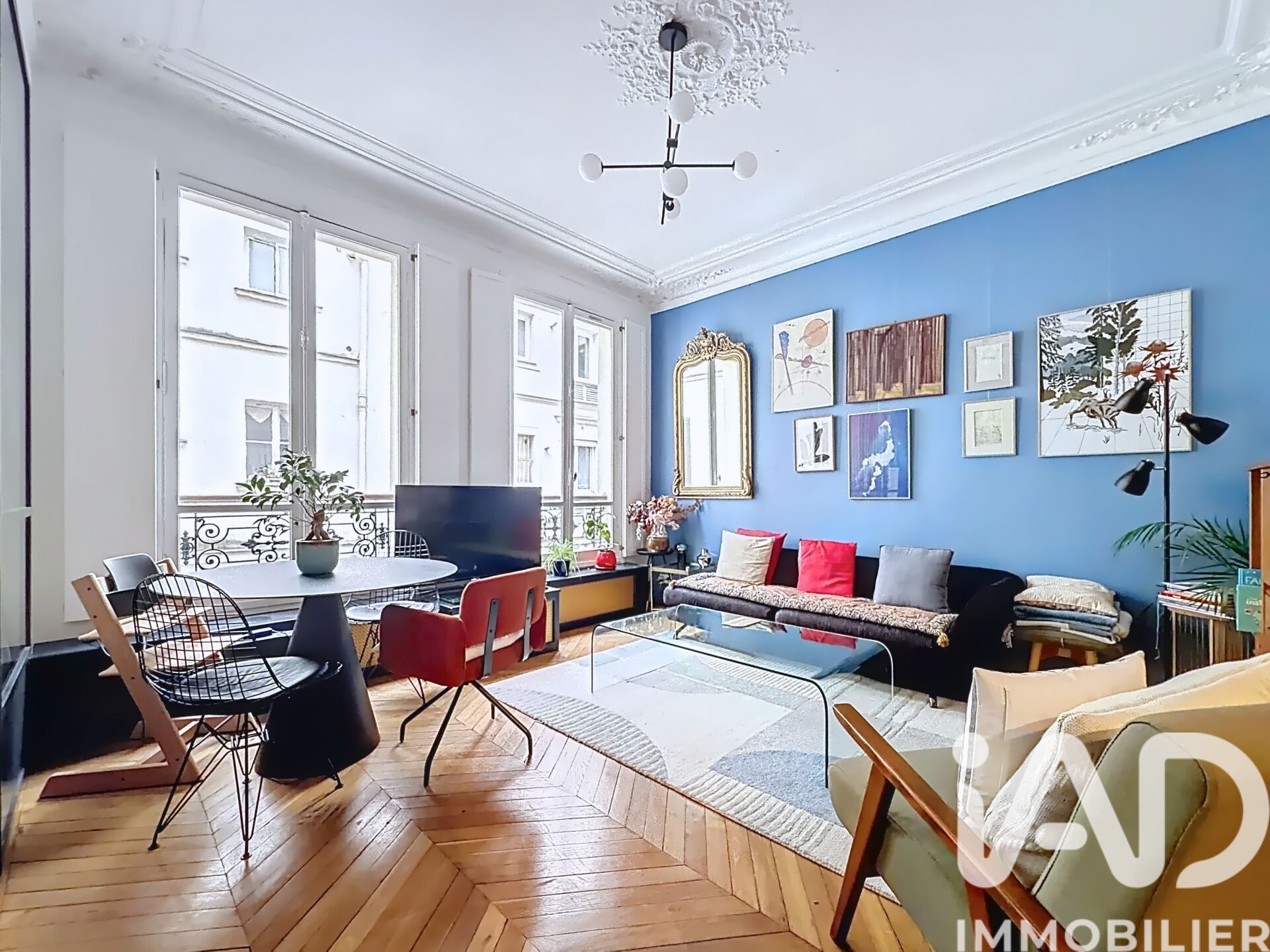 Paris 10e - 60m² - 3p. - 2ch.