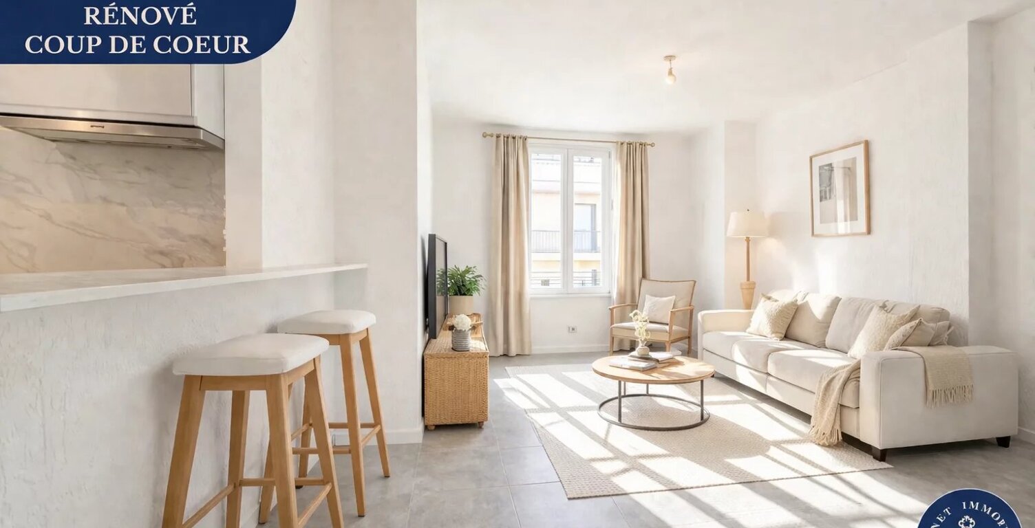 APPARTEMENT 2 PIÈCES – RÉNOVÉ – COUP DE CŒUR – LE PORT — photo 1
