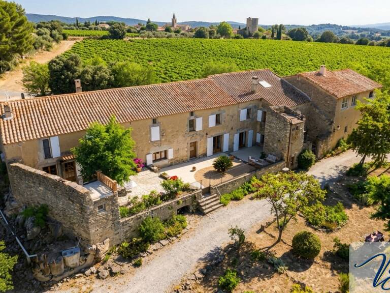 Domaine de caractère – 46 ha, mas en pierre, vignoble bio AOC, gîtes et piscine – Minervois — photo 1