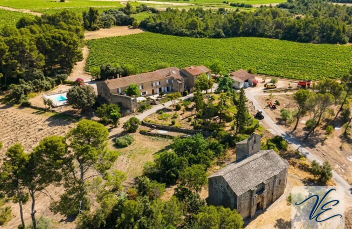 Domaine de caractère – 46 ha, mas en pierre, vignoble bio AOC, gîtes et piscine – Minervois — photo 4