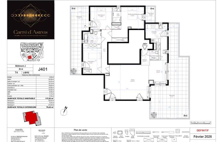 Appartement (T4) - 117.03 — photo 3