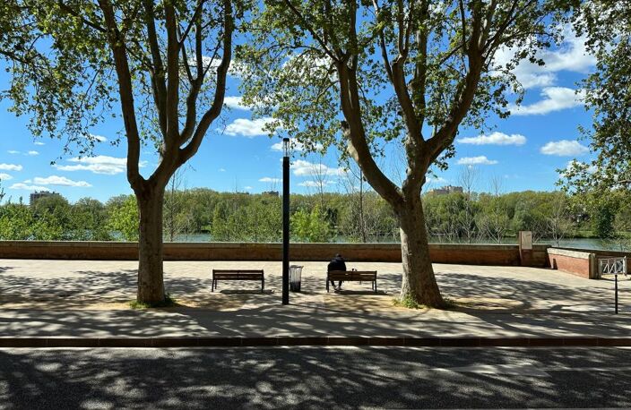 T2 RÉCENT HYPERCENTRE - VUE GARONNE - RDC SURELEVÉ - PARKING SOUS-SOL EN SUS - ACCÈS PMR — photo 2