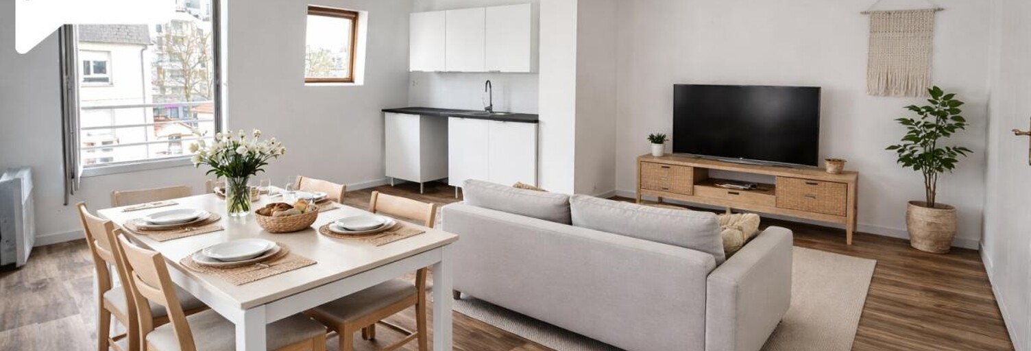 Appartement 3 Pièces 54 m² à vendre à Saint-Denis (93380)