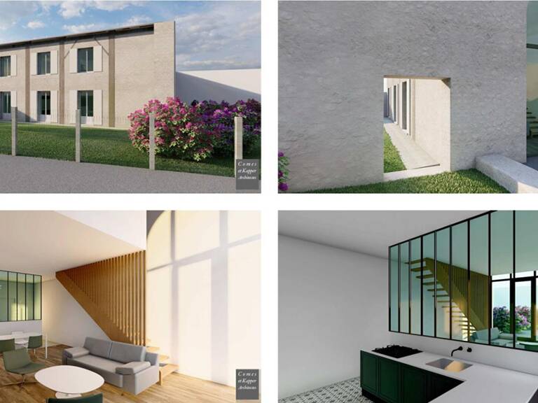 À vendre Grange à rénover avec permis accepté 101 m² - Val de Virvée — photo 1