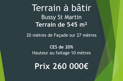Terrain  260000 €
