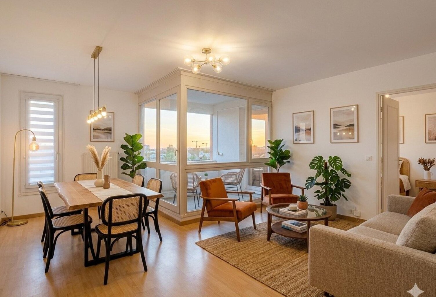 Appartement 57m² lumineux avec balcon vue dégagée — photo 1