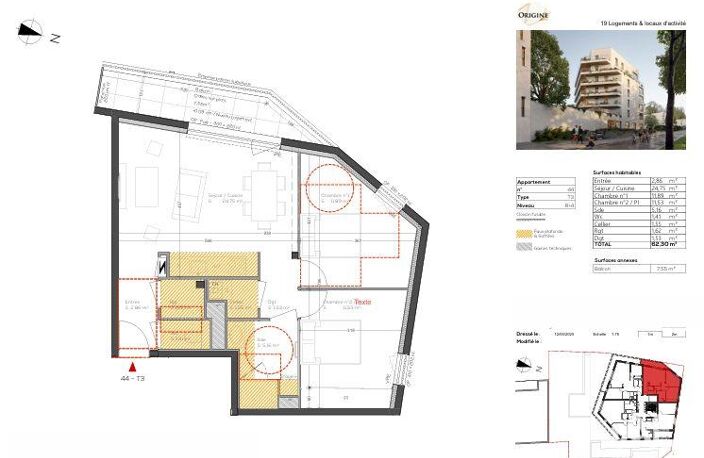 Vente Appartement 3 pièces — photo 2