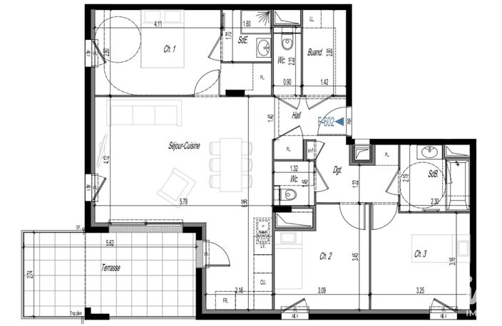 Vente Appartement 4 pièces — photo 4