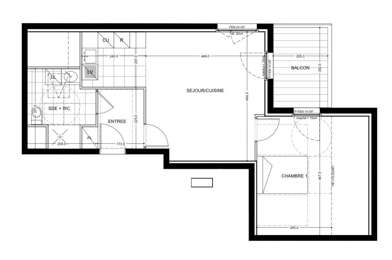 Appartement 2 pièces 207000 €