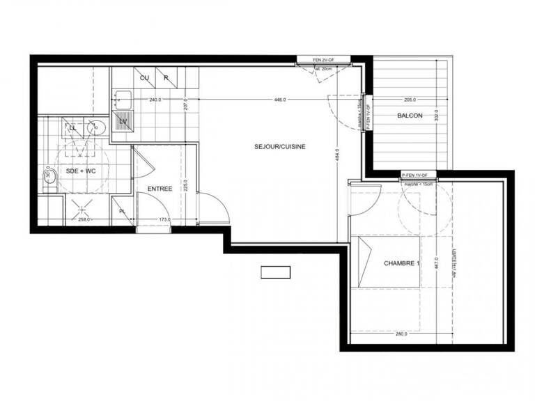 Vente Appartement 2 pièces — photo 1