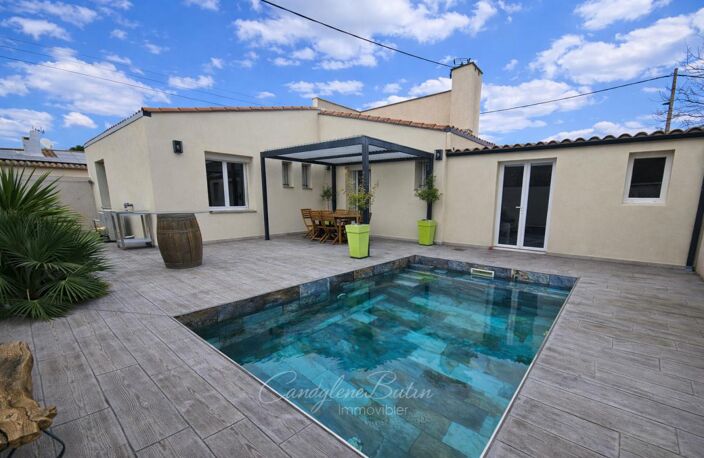 Maison T5 de plain-pied aux prestations soignées/piscine/garage — photo 2