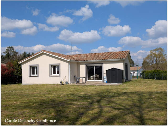 Maison à vendre 3 chambres, DPE en A, 1500 m² de terrain au calme, SAINT GOR (40) — photo du bien