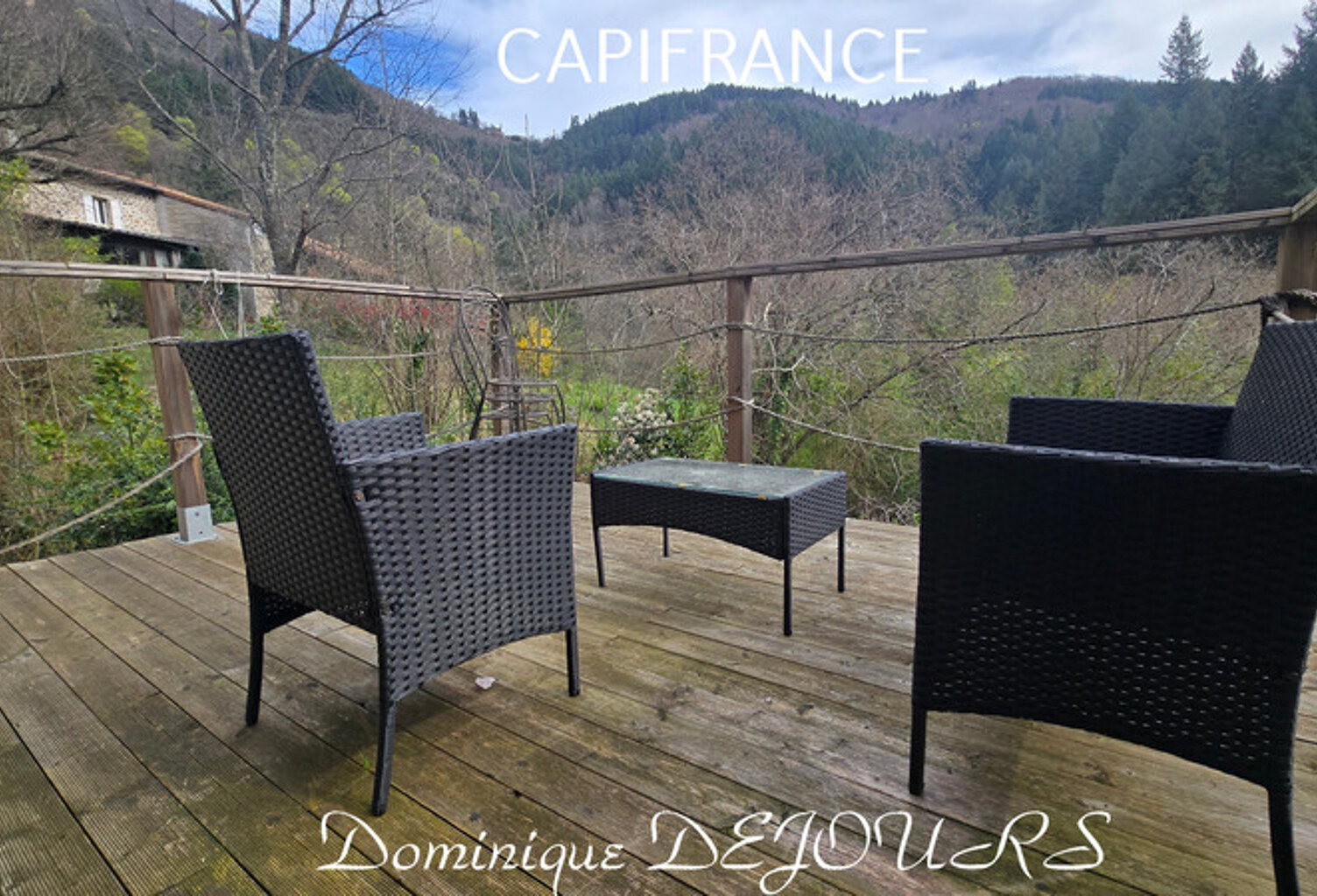Vallée de l'Eyrieux entre rivière et Dolce Via - Petite maison immédiatement habitable - Vendue meublée - 44m² - Terrasse — photo 1