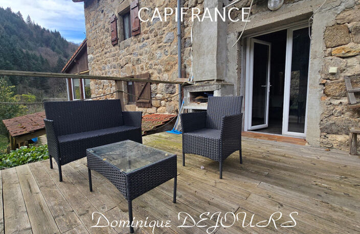 Vallée de l'Eyrieux entre rivière et Dolce Via - Petite maison immédiatement habitable - Vendue meublée - 44m² - Terrasse — photo 2