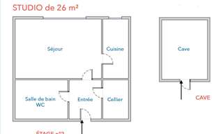 Appartement 1 Pièce 26 m² à vendre à Saint-Germain-en-Laye (78100)