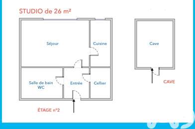 Appartement 1 pièces 176000 €